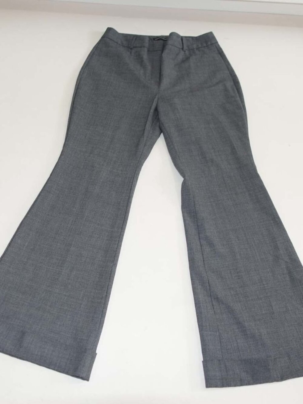 Express Design Studio Women's Flare Dress Pants Size 10 Medium Gray 30" Inseam